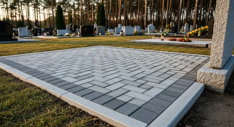Мощение семейного захоронения, образец ПМ017 в Калининграде