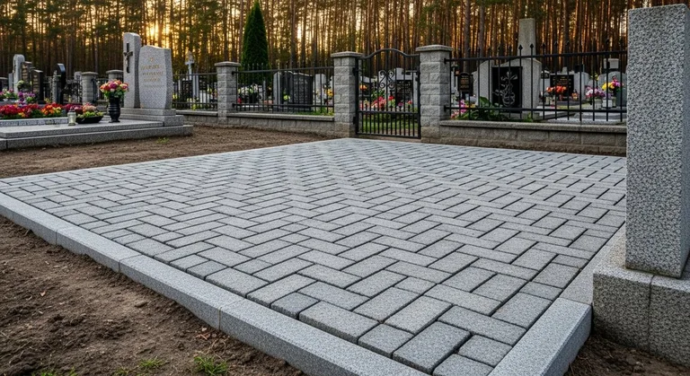 Выполненная работа по благоустройству участка, ПМ043 в Калининграде