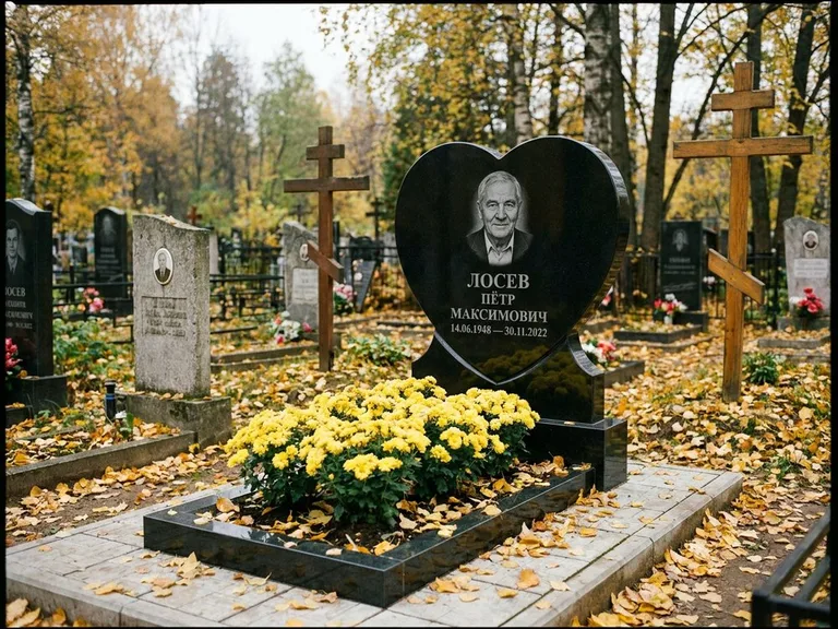 Керамический портрет пожилой женщины в Калининграде