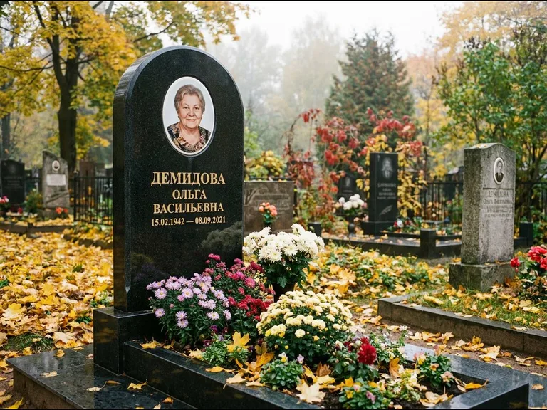 Керамический овал на стеле в Калининграде