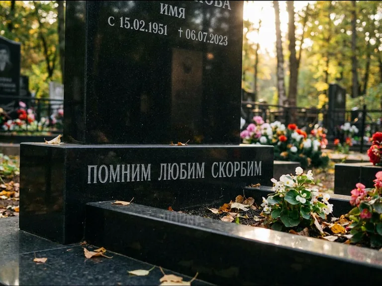 Эпитафия — гравировка с выездом на кладбище в Калининграде