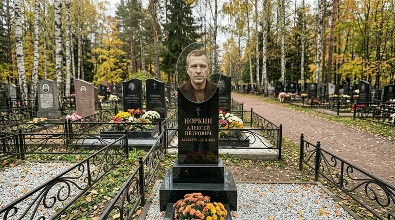 Портрет на стекле на вертикальной стеле в Калининграде
