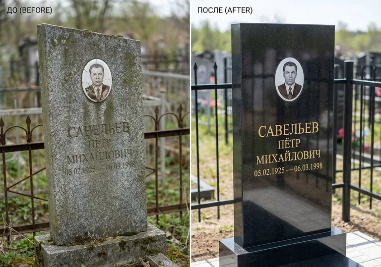 Комплексная реставрация старого памятника: до и после в Калининграде