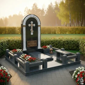 Комбинированный православный склеп - ПН168