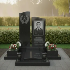 Гранитный мемориальный комплекс без креста - ПН305