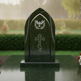 Памятник православный вертикальный из гранита - ПН325