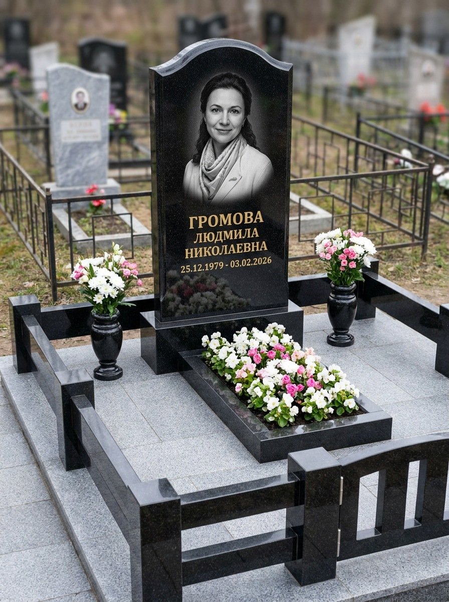 Портрет на памятнике в Калининграде — Чёрно-белый портрет подготовили под станок — гравировка на стеле