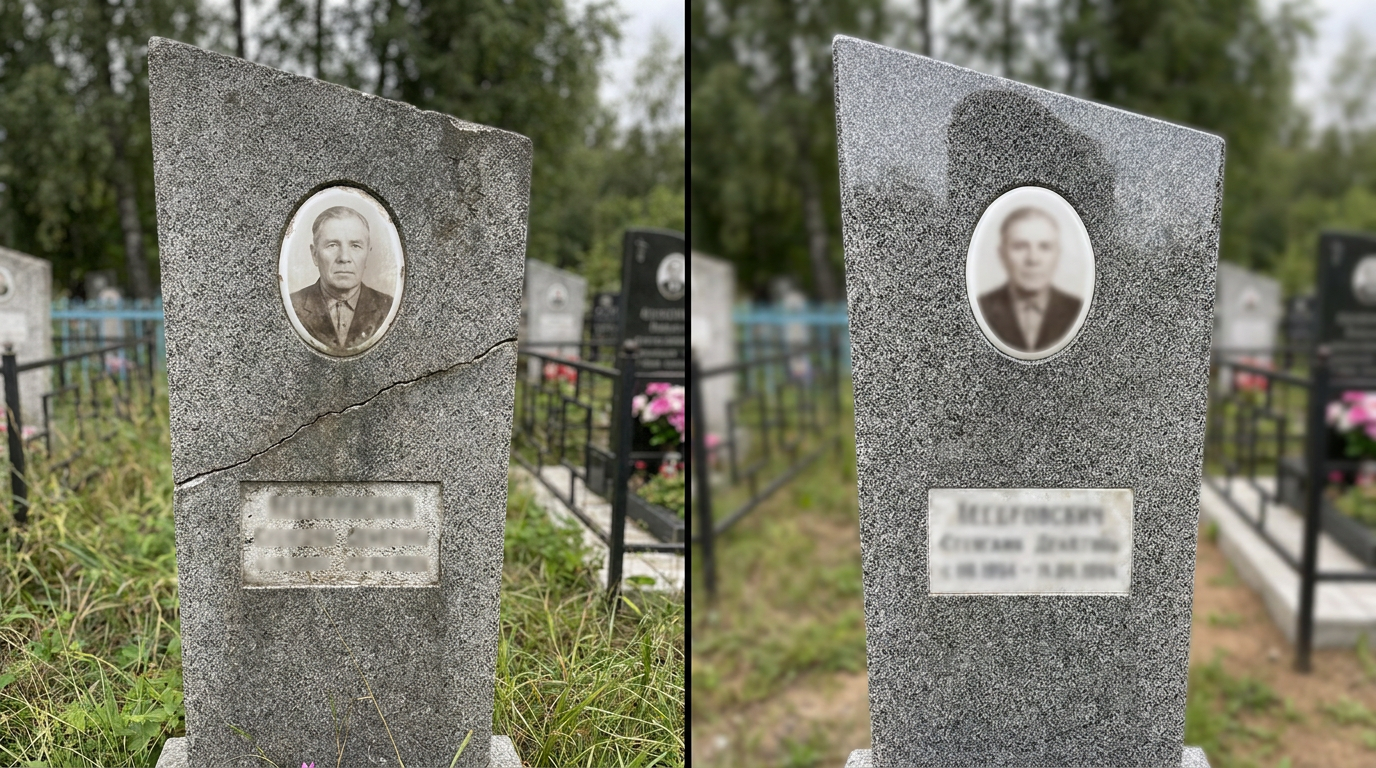 Реставрация памятника в Калининграде — пример 4